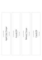 Oil & Vinegar Stickers (16 Labels) Black or White - Little Label Co - Labels & Tags - 60%, Catchoftheday