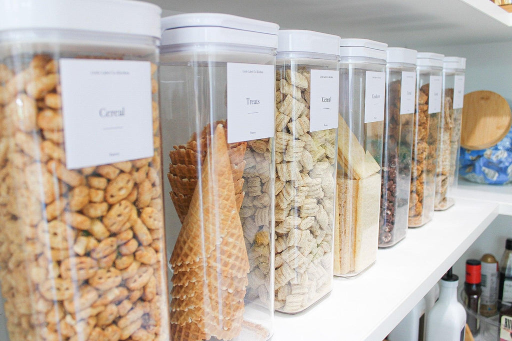 Pantry Stickers (114 Labels) Black or White - Little Label Co - Labels & Tags - 60%, Catchoftheday