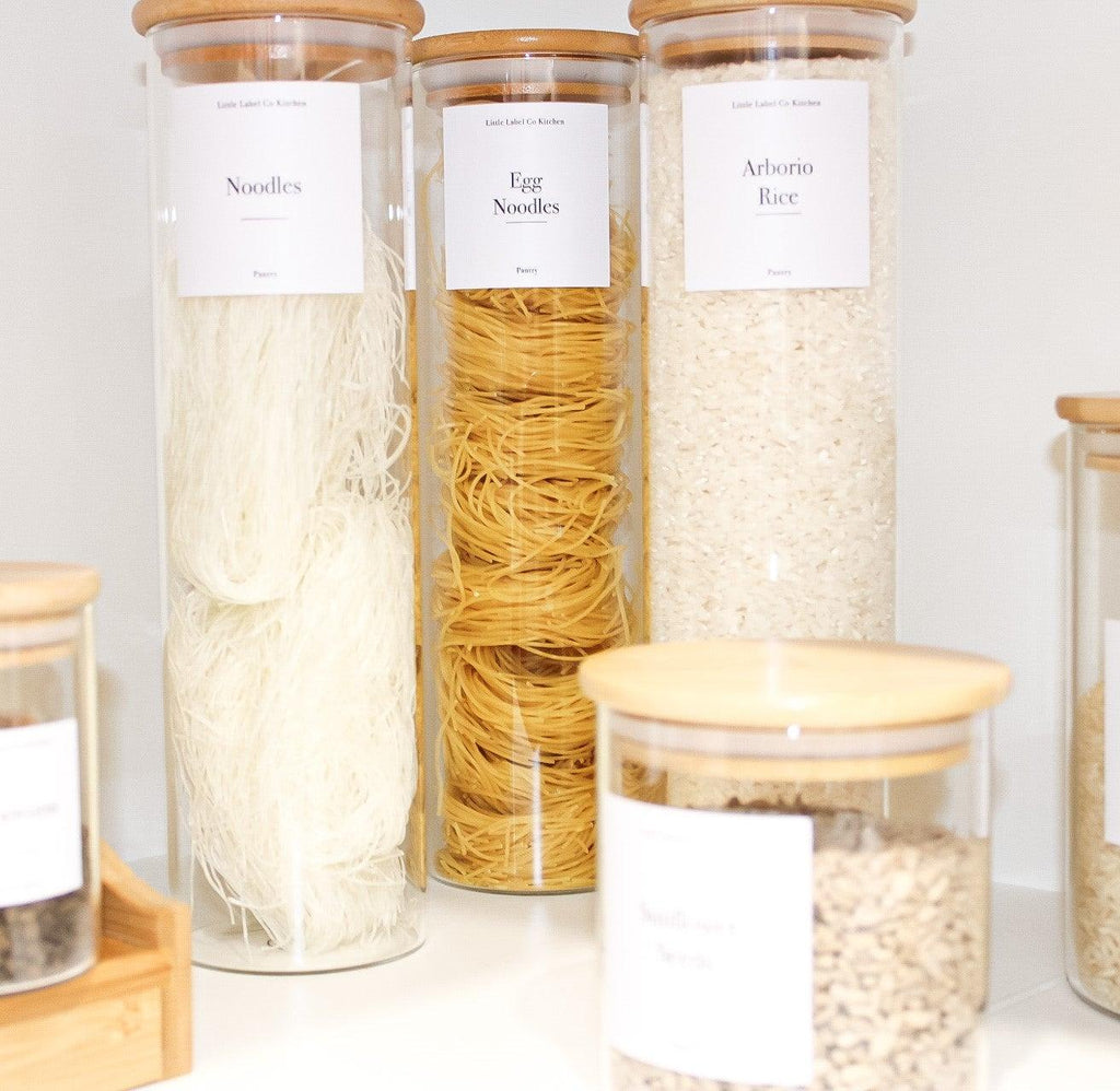 Pantry Stickers (114 Labels) Black or White - Little Label Co - Labels & Tags - 60%, Catchoftheday