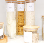 Pantry Stickers (114 Labels) Black or White - Little Label Co - Labels & Tags - 60%, Catchoftheday