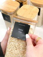 Pantry Stickers (114 Labels) Black or White - Little Label Co - Labels & Tags - 60%, Catchoftheday