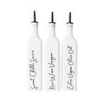 * Seconds & Samples* 750ml White Oil & Vinegar Bottle - Little Label Co - Oil & Vinegar Dispensers - 40%, Kitchen Organisation, Oil & Vinegar Bottles, Pantry Organisation, Storage Containers