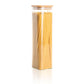 Square Glass and Bamboo Tall Jar - Little Label Co - Food Storage Containers - 20%, Food Storage Containers