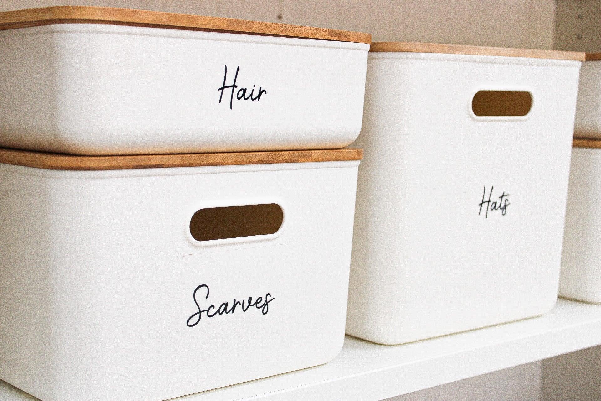 Storage Container Jumbo with Bamboo Lid - Little Label Co - Storage & Organization - 20%, mw_grouped_product