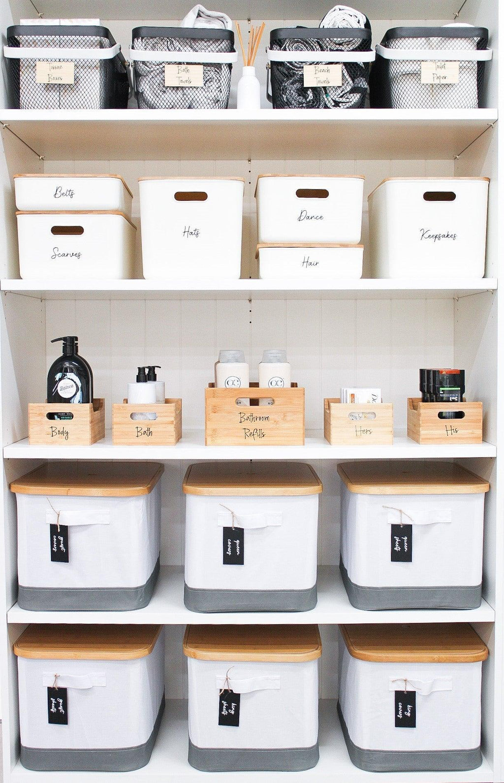 Storage Container Jumbo with Bamboo Lid - Little Label Co - Storage & Organization - 20%, mw_grouped_product