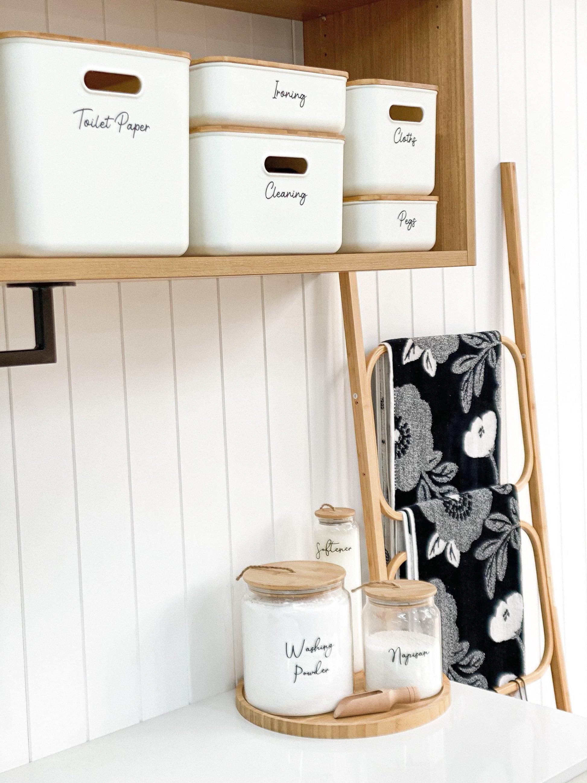 Storage Container Mini with Bamboo Lid - Little Label Co - Storage & Organization - 60%, warehouse