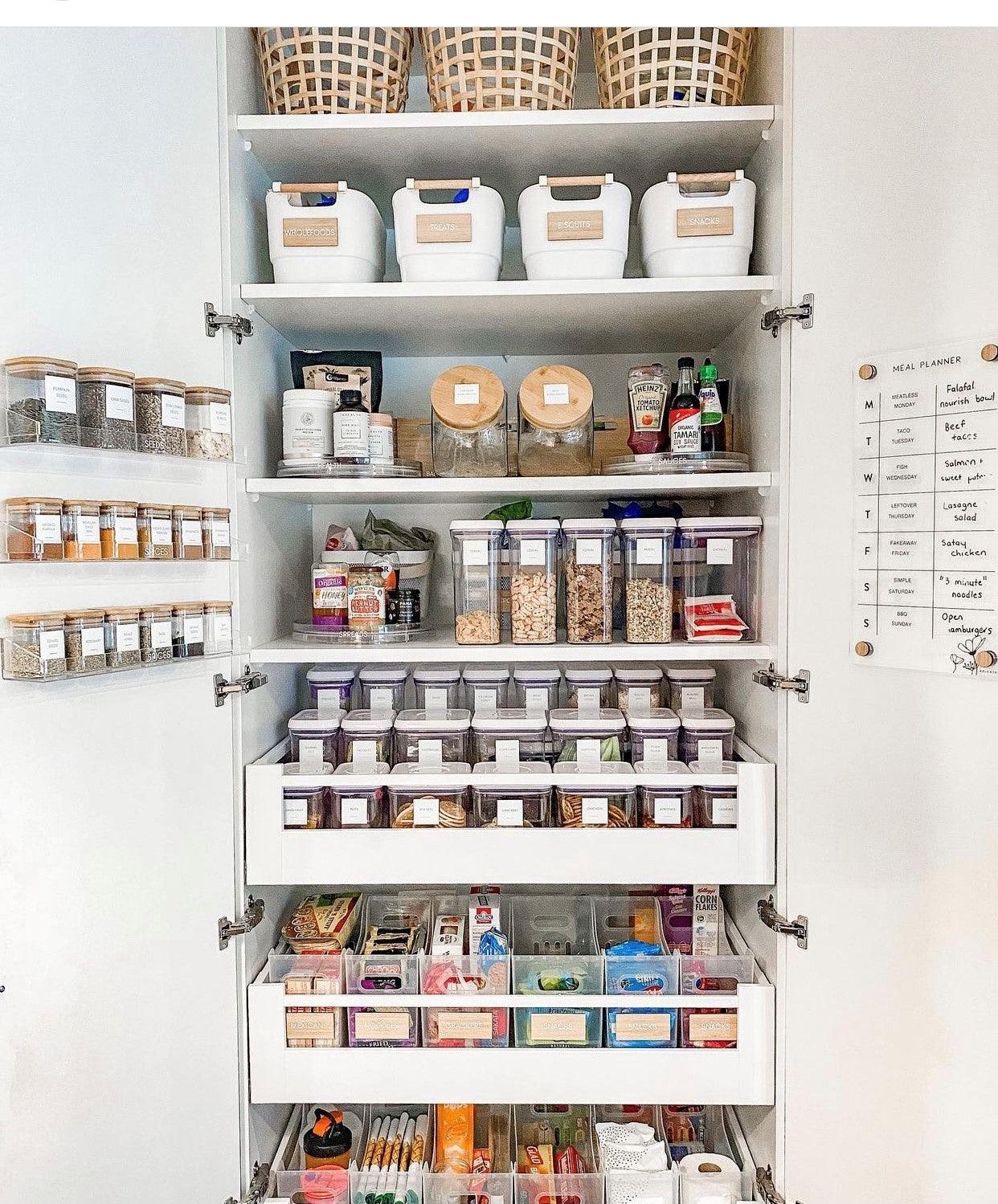 Wall Mounted Acrylic Shelf - Little Label Co - Kitchen Organizers - 20%