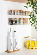 Wall Mounted Acrylic Shelf - Little Label Co - Kitchen Organizers - 20%