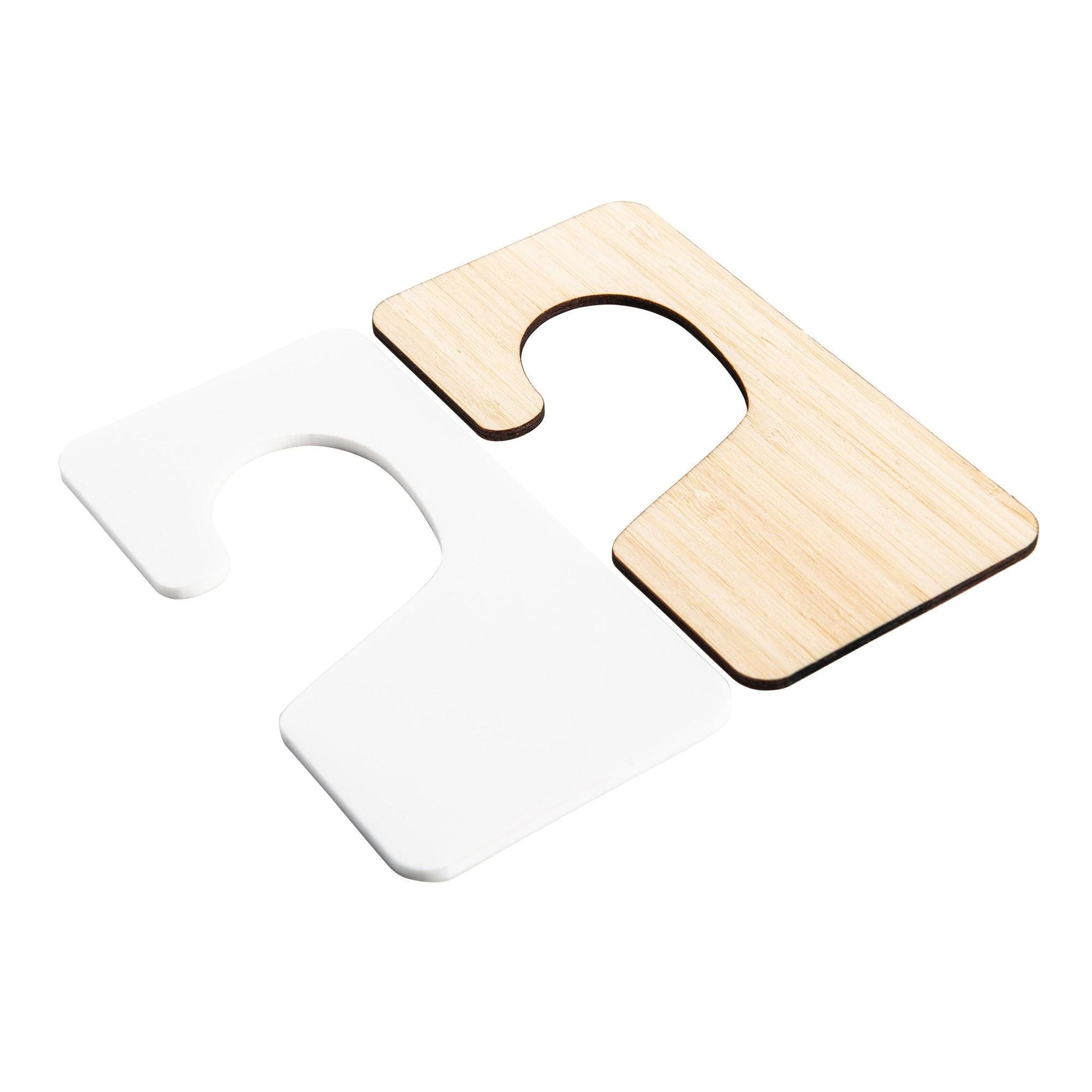 Wardrobe Organisers Acrylic/Bamboo (WITHOUT label) - Little Label Co - Labels & Tags - 20%