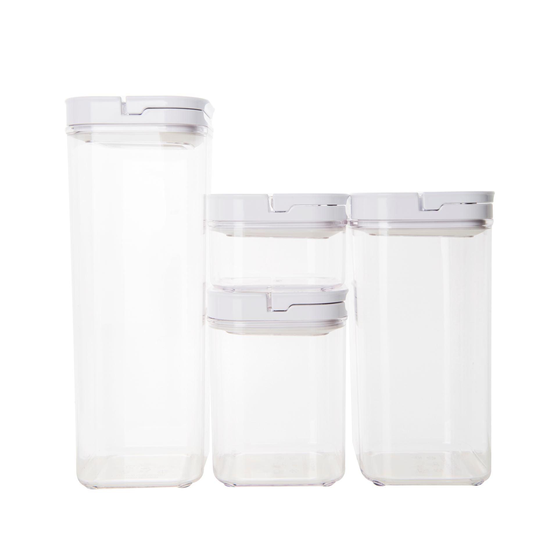 White Flip Canister Value Pack x 16 - Little Label Co - Food Storage Containers - 20%, LLC Flip Canister, Value Packs