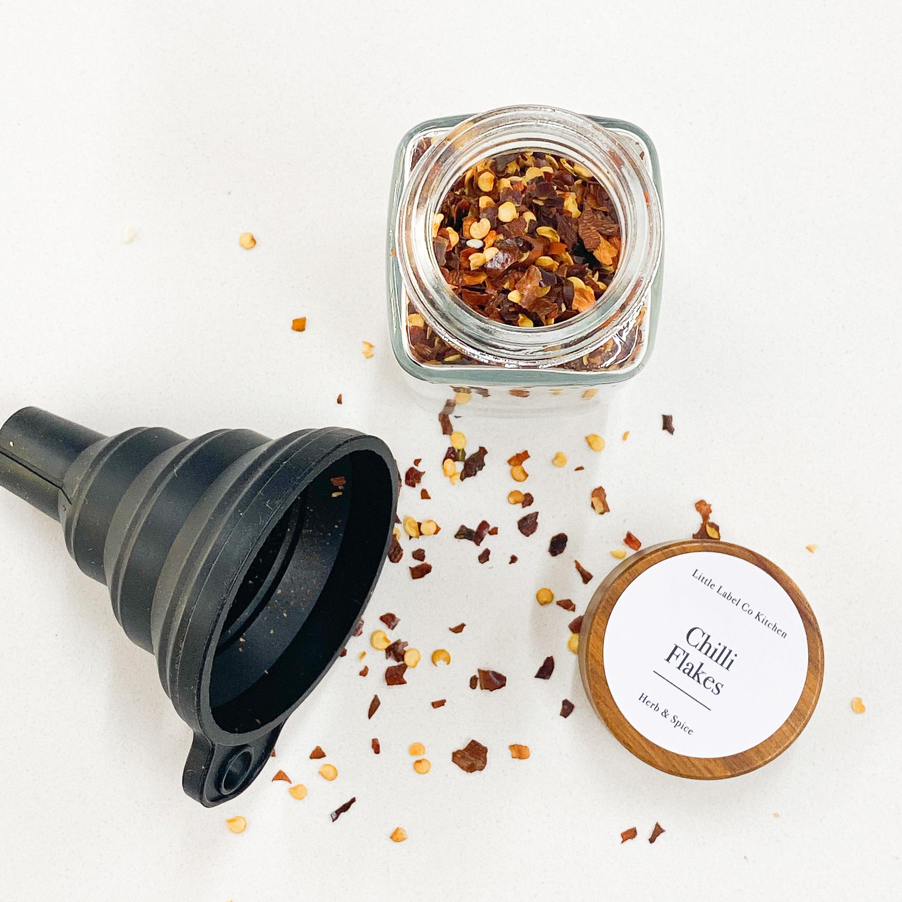 Large Bamboo Shelf with 15 Bamboo Shaker Spice Jars - Little Label Co - - bundle, Food Storage Containers, Herb & Spice Jar, Herb & Spice Jars, Herb & Spice Organisation, Value Packs